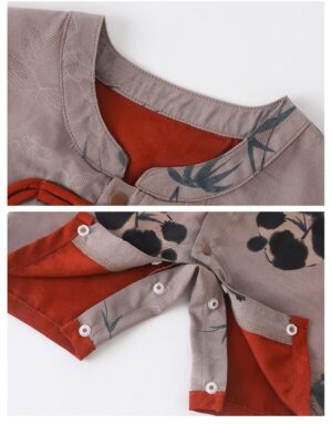 y549 - CNY Collections _ Chinese Style Panda Bamboo Jumper - Image 5