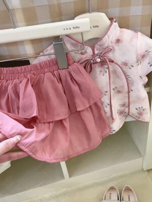 y469 - CNY Collections - Hanfu Short Skirt Two Piece Set - 图片 7