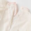 y693 - CNY Collections _ Mini Pink Flower Puff Sleeves Romper - Image 3