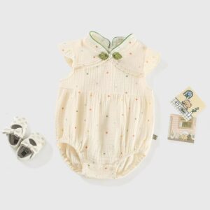 y678 - CNY Collections - Short Sleeve Baby Jumper - 图片 6