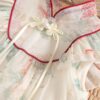 y704 - Small Checkered Cotton Jumpsuit - Image 6