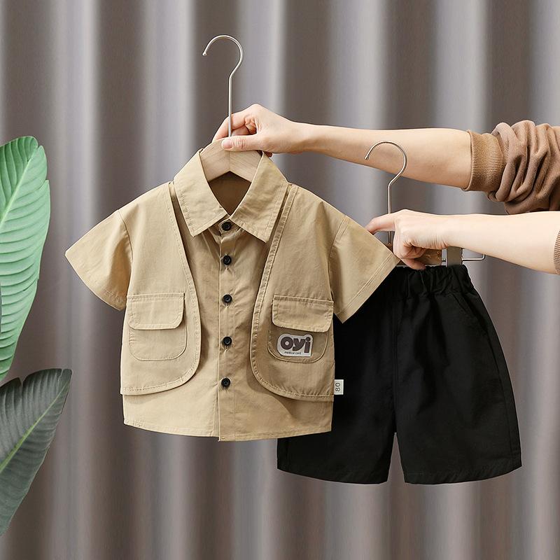 y587 - Summer Short-Sleeved Suit - Image 4