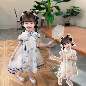 y667 -CNY Collections - Floral Cheongsam Dress - 图片 1