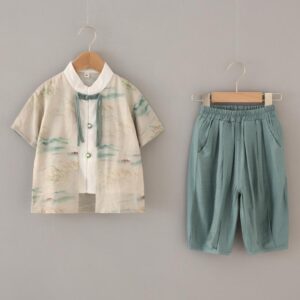 y639 - CNY Collections - Green Water Village Hanfu Set - 图片 3