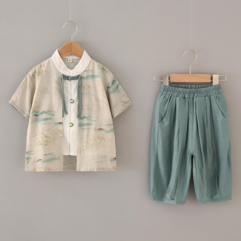 y639 - CNY Collections - Green Water Village Hanfu Set - Image 3