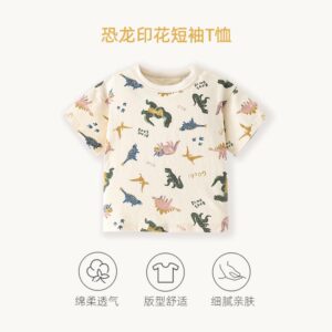 y539 - Dinosaur Print T-Shirt - 图片 8