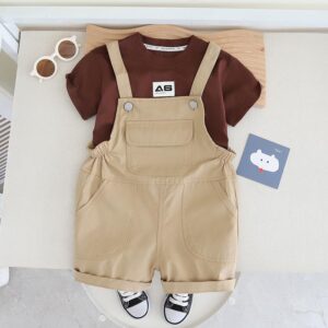 y636 - Short-Sleeved Overalls - 图片 2