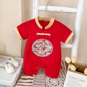 y572 - CNY Collections - Chinese style bodysuit - Image 2