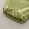 y649 - Green Pocket Dinosaur Overalls And Short Sleeve Set - Image 8