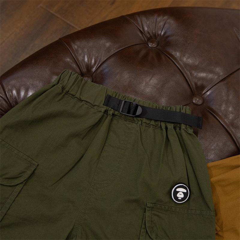 y524 - Casual Elastic Waist Shorts - 图片 2