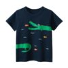 y545 - Crocodile Short-Sleeved T-Shirt - Image 1