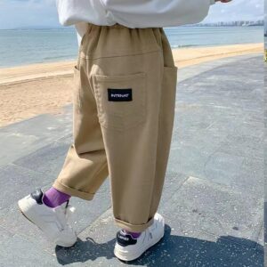 y537 - Korean Style Casual Loose Trousers - 图片 3