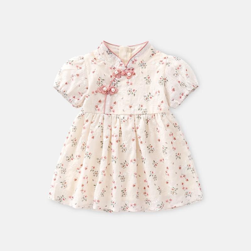 y580 - CNY Collections _ Double Plate Buckle Cheongsam Dress - 图片 2
