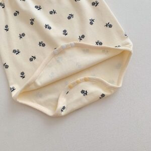 y717 - Sleeveless Romper Cute Pattern - 图片 14