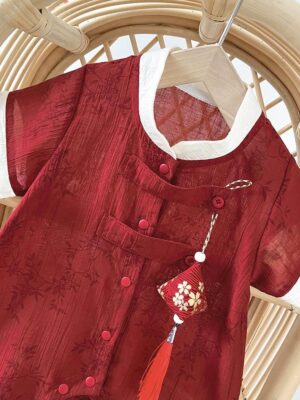 y610 - CNY Collections – Cute Thin Summer Jumpsuit - Image 2
