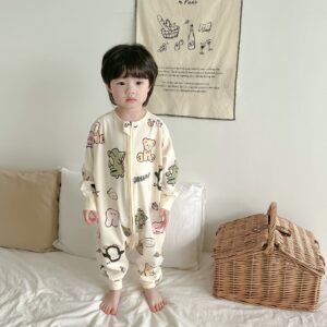 y747 - Spring And Autumn Pure Cotton Pajamas 睡袋 - 图片 38