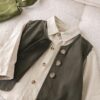 y644 - Tooling Vest And Long Sleeve Shirt 3pcs Set - Image 3