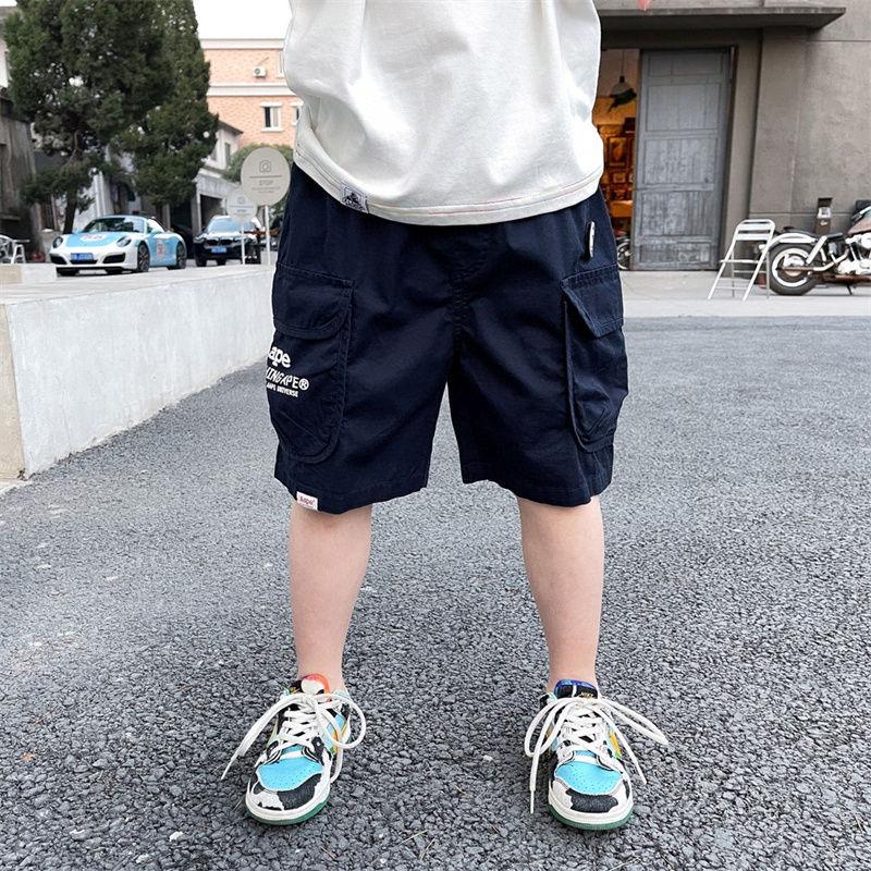 y524 - Casual Elastic Waist Shorts - 图片 4