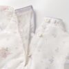 y697 - CNY Collections _ Flower Romper With Purple Ribbon Headband - Image 4