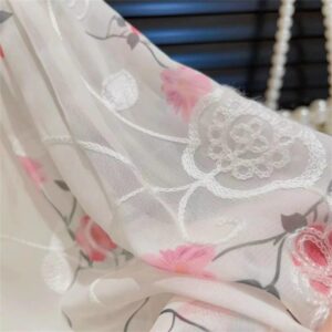 y740 - Chinese Style Floral Cheongsam Skirt - 图片 5