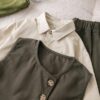 y644 - Tooling Vest And Long Sleeve Shirt 3pcs Set - Image 4