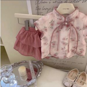y469 - CNY Collections - Hanfu Short Skirt Two Piece Set - 图片 3