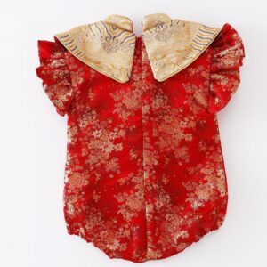 y602 - CNY Collections - Chinese cheongsam Thin Tang Romper - 图片 5