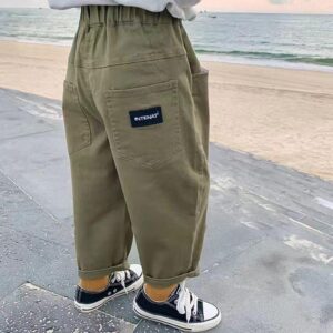 y537 - Korean Style Casual Loose Trousers - 图片 6