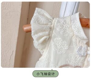 y579 - CNY Collections - Thin Flying Sleeves Romper - 图片 7