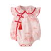 y692 -  CNY Collections - Red Cheongsam Romper - Image 4