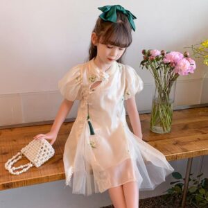 y565 - CNY Collections - Chinese Style Summer Cheongsam - 图片 1