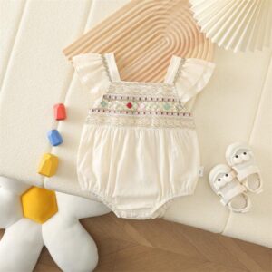 y578 - National Style Baby Girl Romper - Image 1