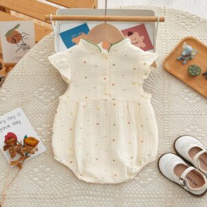 y678 - CNY Collections - Short Sleeve Baby Jumper - 图片 5