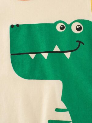 y546 - Dinosaur Short-Sleeved T-Shirt - 图片 5