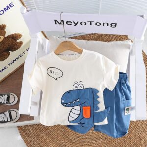 y646 - Casual Dinosaur Set - 图片 3