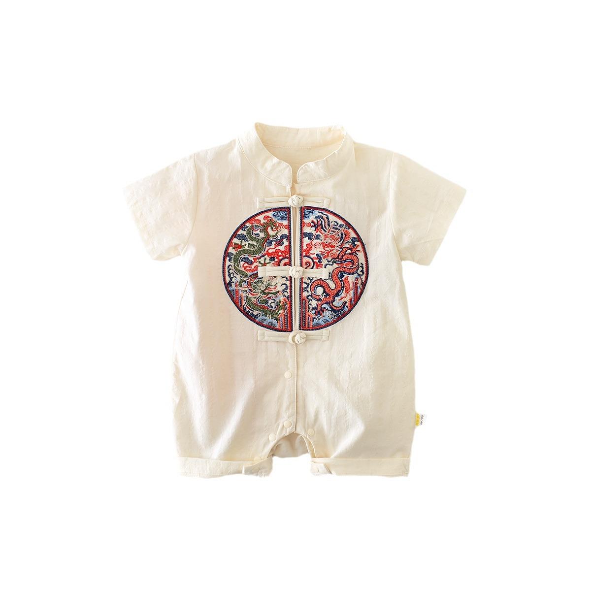 y638 - CNY Collections _Double Dragon Short Sleeves Jumper - Image 5