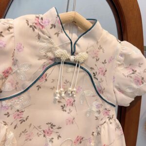 y741 - Vintage Embroidered Floral Dress - 图片 2