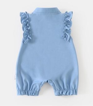 y548 - CNY Collections (Girls) _ Chinese style Embroidery Cheongsam Flying Sleeves Jumper - 图片 3