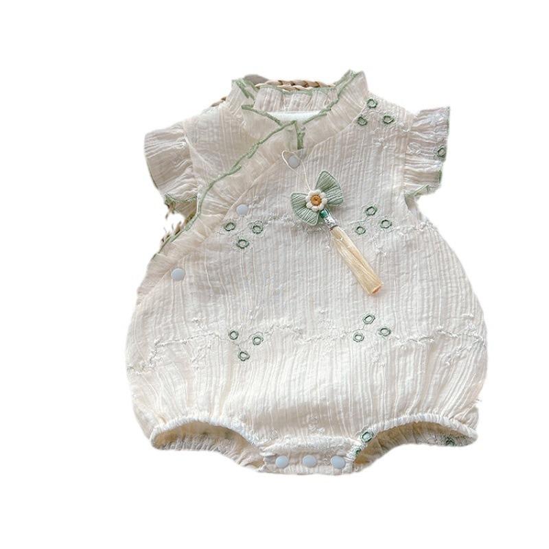 y556 - CNY Collections _ Chinese Style Chinese knot Romper - Image 6