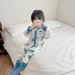 y747 - Spring And Autumn Pure Cotton Pajamas 睡袋 - 图片 9