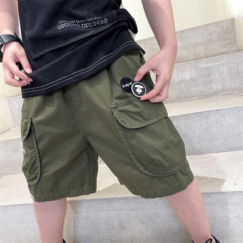 y524 - Casual Elastic Waist Shorts - 图片 11
