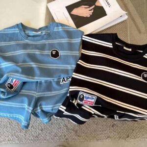 y527 - Striped Sleeveless Suit - 图片 4