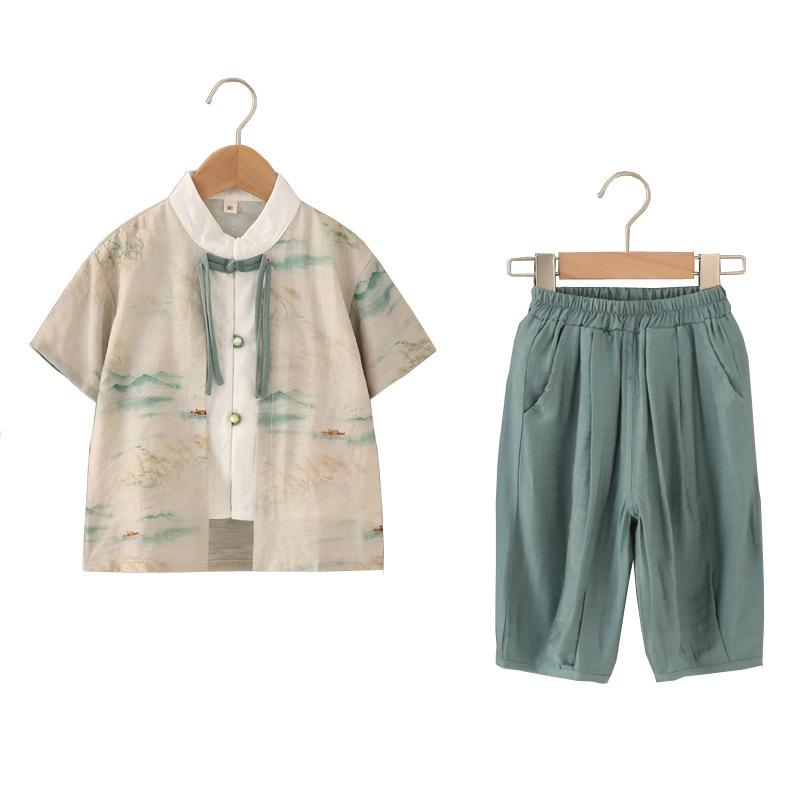 y639 - CNY Collections - Green Water Village Hanfu Set - Image 4