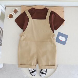 y636 - Short-Sleeved Overalls - 图片 3