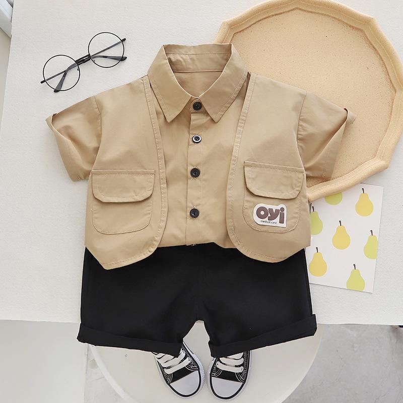 y587 - Summer Short-Sleeved Suit - Image 3