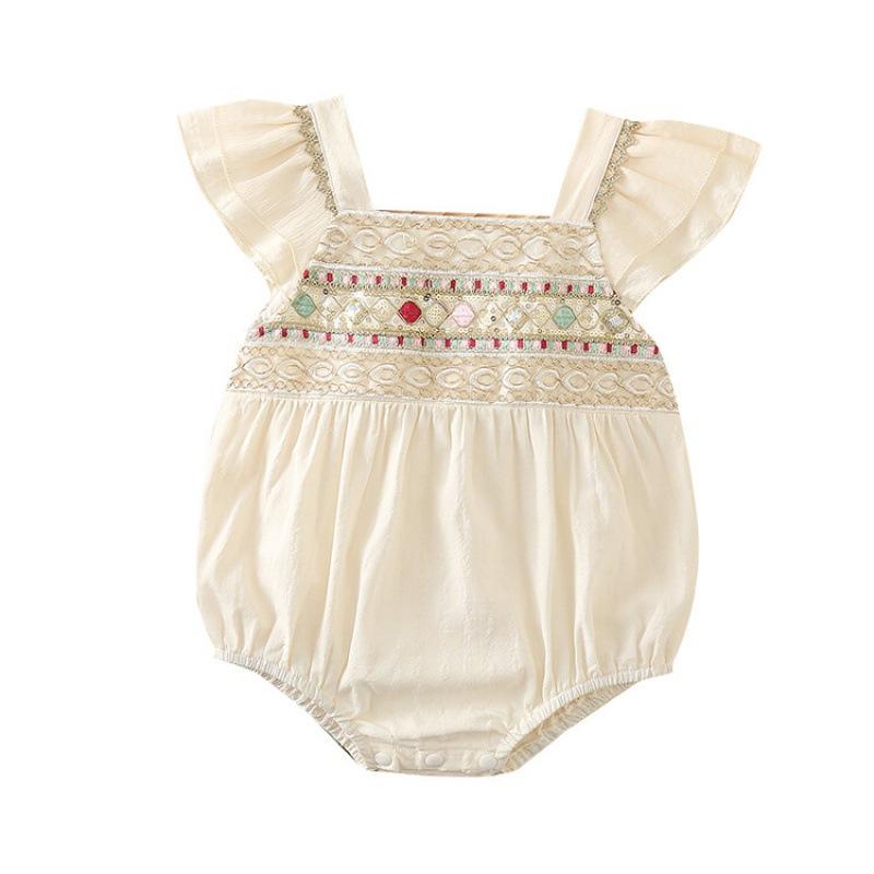 y578 - National Style Baby Girl Romper - Image 5