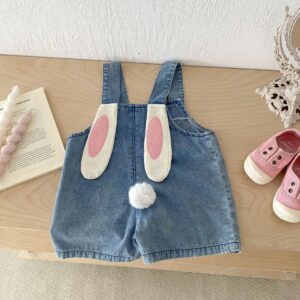 y624 - Bunny Ears Overalls(No Set) - 图片 11