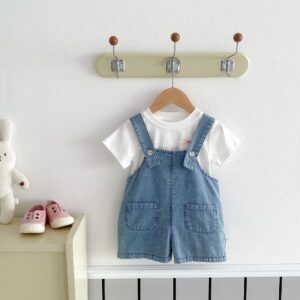 y624 - Bunny Ears Overalls(No Set) - 图片 4