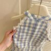 y710 - Resort Plaid Sundress - Image 5