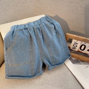 y653 - Fashionable Cartoon Short-Sleeved Shirt And Shorts - 图片 5